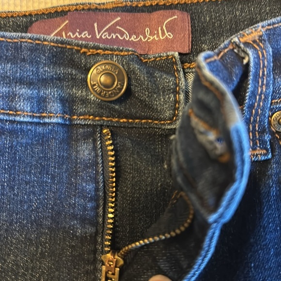 Gloria Vanderbilt Amanda Woman Dark Jeans Petite Size 4 - Picture 7 of 12